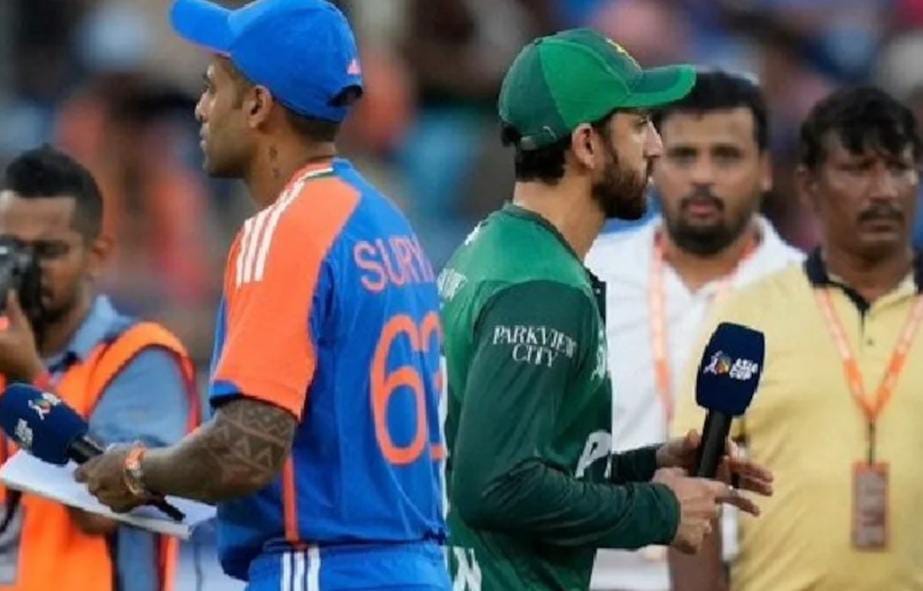 এশিয়া কাপ , পাক অধিনায়কের সঙ্গে ট্রফি নিয়ে ছবি তুলতে নারাজ , সূর্যকে খোঁচা সালমানের