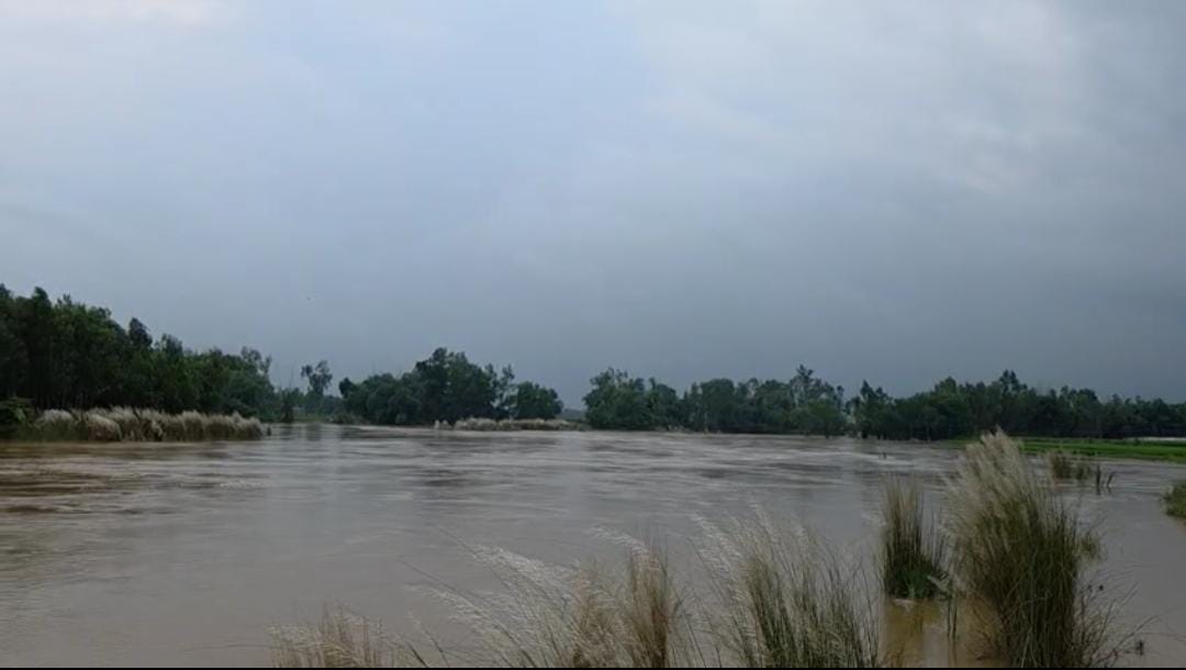 বৃষ্টি সহ ডিভিসির জল ছাড়ায় তীব্র বন্যার আশঙ্কা চন্দ্রকোণায় , আতঙ্কে নদী তীরবর্তী বাসিন্দারা