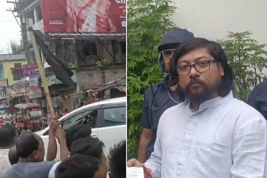 নিজের এলাকায় বিক্ষোভের মুখে প্রাক্তন সাংসদ নিশীথ প্রামাণিক