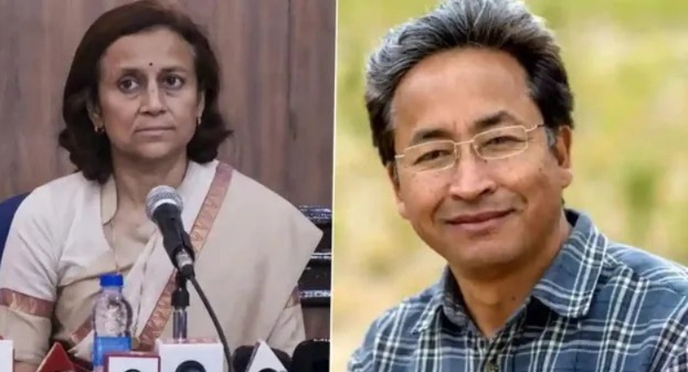 জেলবন্দি সোনমের সঙ্গে সাক্ষাৎ, ‘মনোবল অটুট’, জানালেন স্ত্রী গীতাঞ্জলি