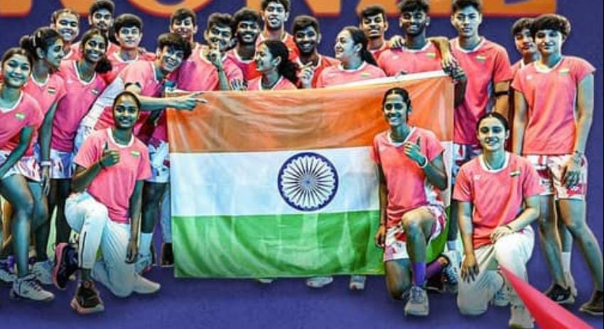 হেরেও চিরস্মরণীয় সফলতা , জুনিয়র ব্যাডমিন্টনে ঐতিহাসিক ব্রোঞ্জ ভারতের