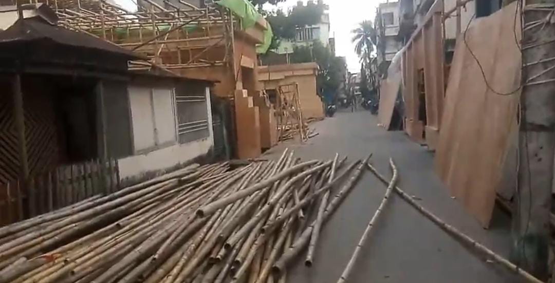 সামনেই কালীপুজো , সেরা চমক দিতে প্রস্তুতি শুরু শিলিগুড়ি তরুণ সংঘের