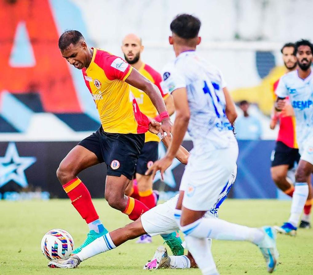 সুপার কাপ , বিদেশিহীন ডেম্পোর বিরুদ্ধে ড্র , শুরুতেই আটকে গেল ইস্টবেঙ্গল