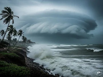 ঘূর্ণিঝড় মান্থার দাপটে ফের ঘনাচ্ছে দুর্যোগের মেঘ , সতর্কতা দক্ষিণবঙ্গে