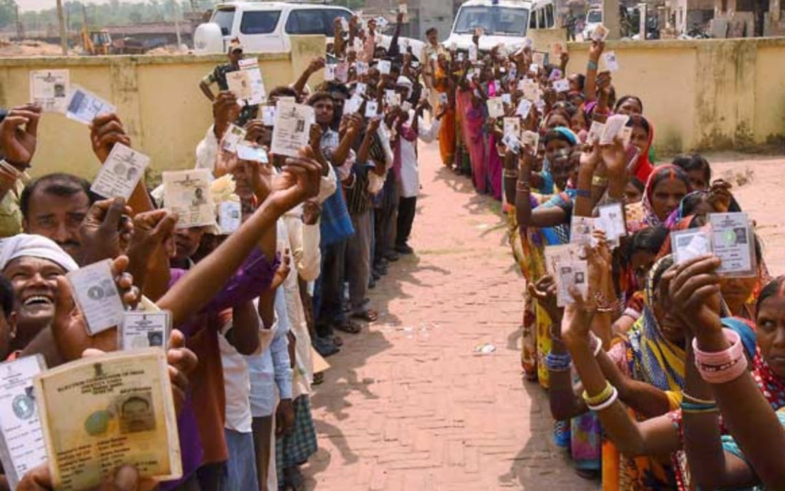 বিহারে প্রথম দফায় নির্বাচন, সকাল ৯টা পর্যন্ত ভোট পড়েছে ১৩.১৩ শতাংশ