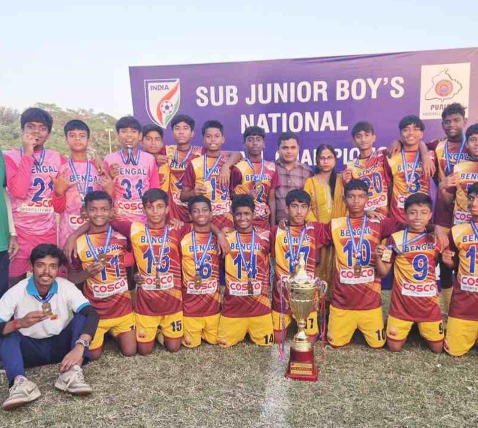 এক দশকের অপেক্ষার অবসান , সাব জুনিয়র চ্যাম্পিয়নশিপে ভারতসেরা বাংলা