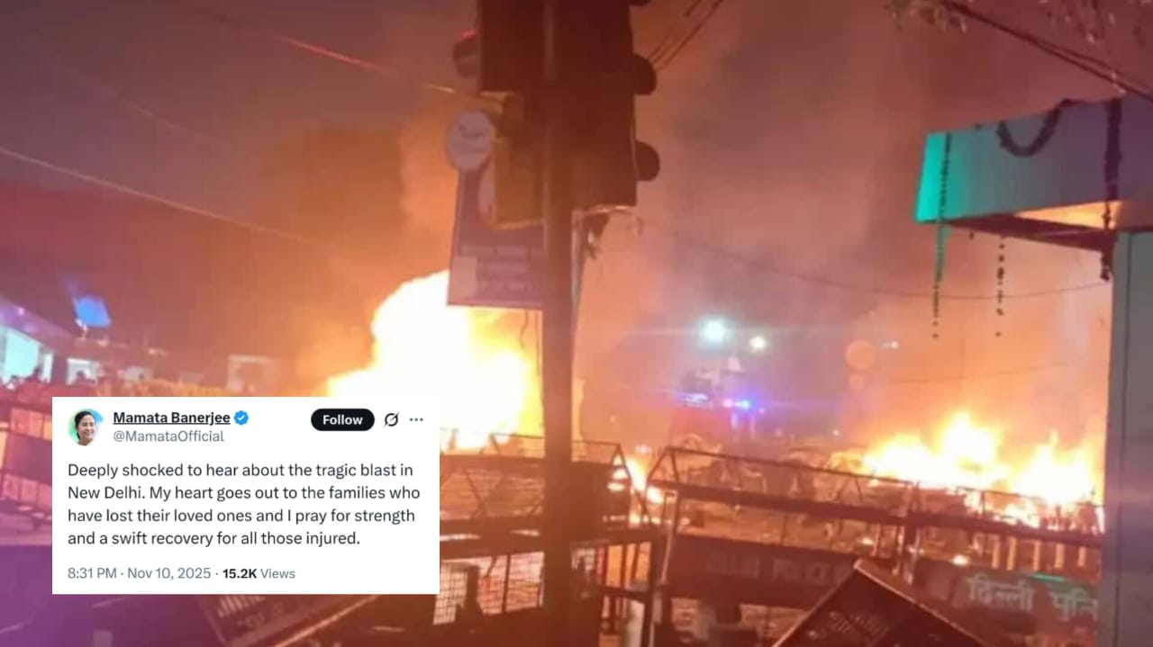 রাজধানীর ভয়াবহ বিস্ফোরণে মর্মাহত মমতা , পরিবারের প্রতি সমবেদনা প্রকাশ মুখ্যমন্ত্রীর
