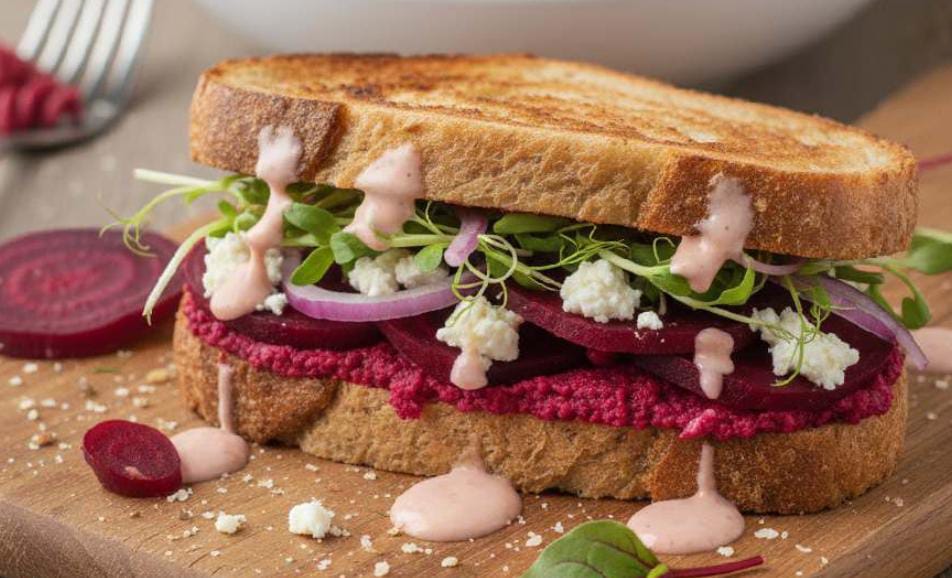 শরীরে আয়রনের ঘাটতি মেটাতে বানিয়ে ফেলুন বিট স্যান্ডউইচ