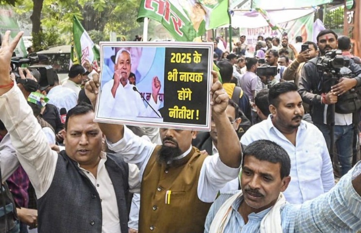 বিহারে ধরাশায়ী বিরোধী জোট, ২০০ পার এনডিএ-র