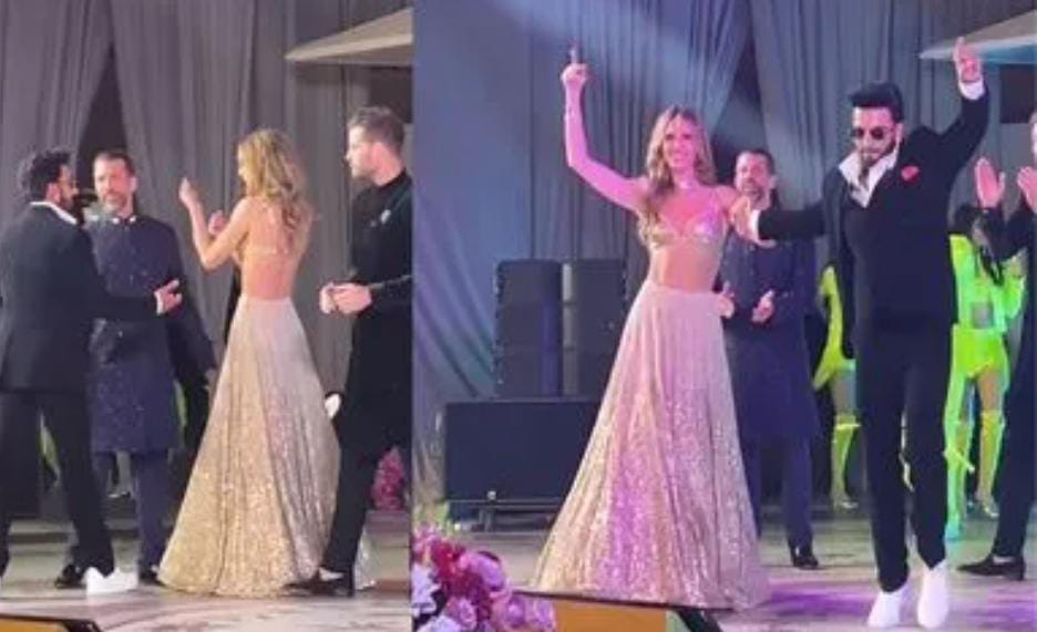 ট্রাম্পের ছেলের সামনেই হবু বউকে নিয়ে উত্তাল নাচ , রণবীরের কীর্তি দেখে তোলপাড় নেটপাড়া