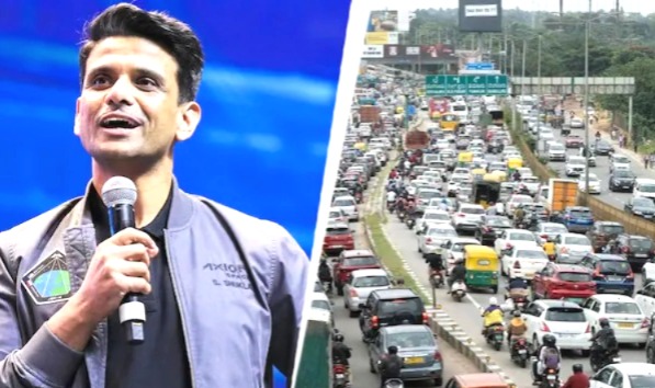 বেঙ্গালুরুতে যানজট, “এর থেকে তাড়াতাড়ি পৌঁছে যাবো মহাকাশে”, তোপ মহাকাশচারী শুভাংশুর