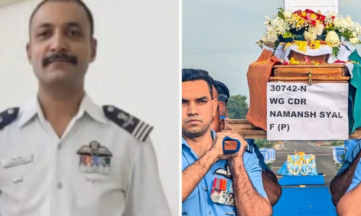 দুবাইয়ে এয়ার শো চলাকালীন তেজস ভেঙে মৃত্যু, হিমাচলে ফিরল পাইলট উইং কমান্ডারের নিথর দেহ