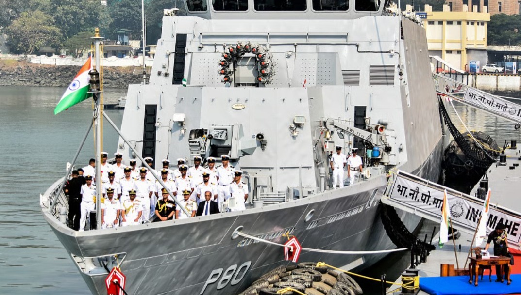 উপকূলীয় সুরক্ষা, ভারতীয় নৌবাহিনীর হাতে আইএনএস মাহে