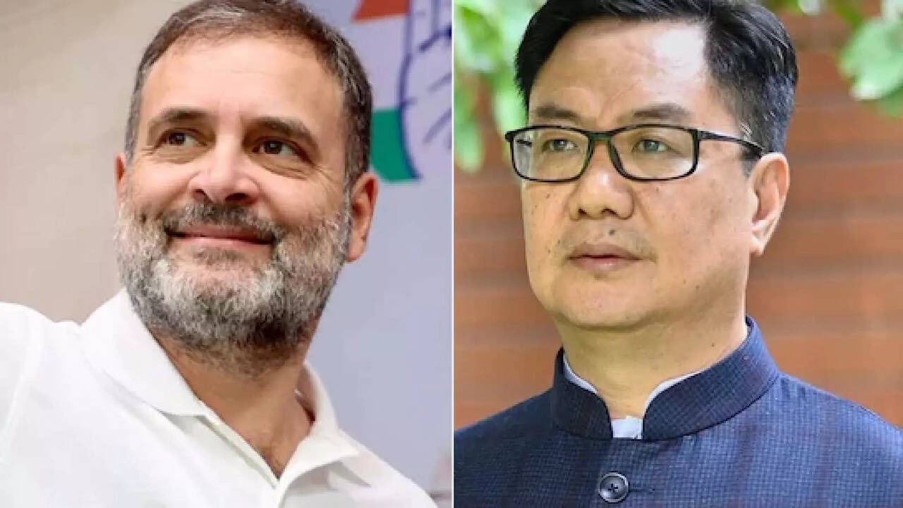 “দেশবিরোধী শক্তির সঙ্গে হাত মিলিয়েছে রাহুল”, অভিযোগ কিরেণ রিজিজুর