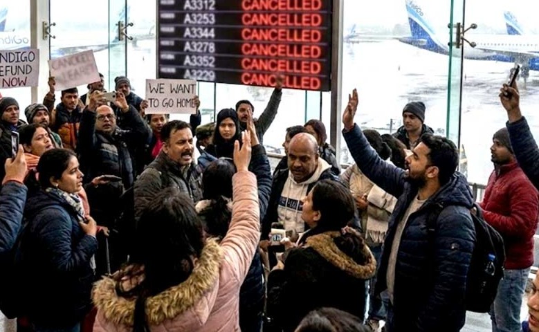 টানা ২ দিন ধরে বাতিল ইন্ডিগোর একাধিক বিমান, বিক্ষোভ যাত্রীদের