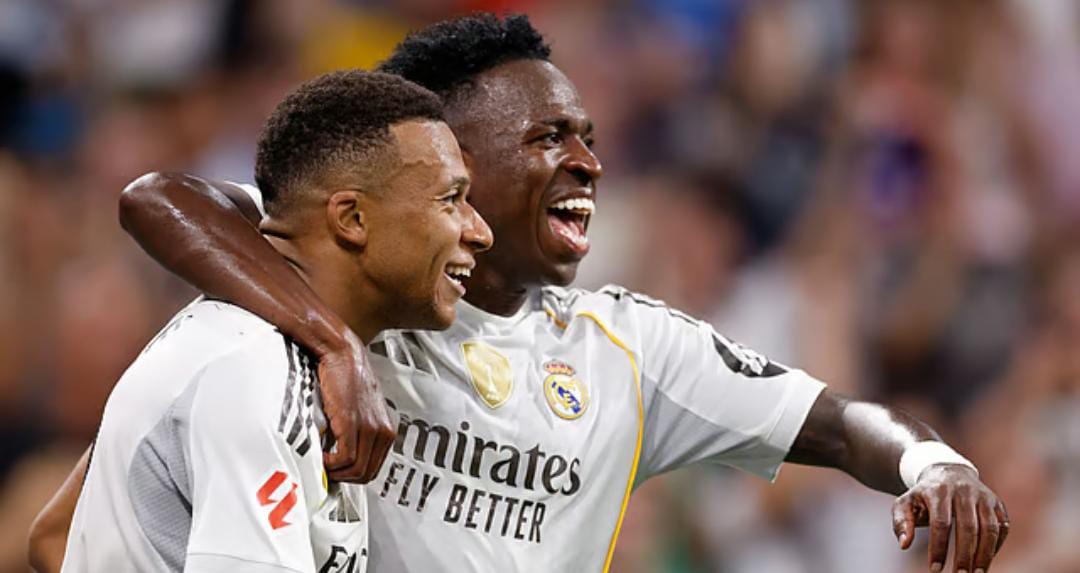 লা লিগা , এমবাপের জোড়া গোল , দ্বিতীয় স্থানেই অব্যাহত রিয়াল