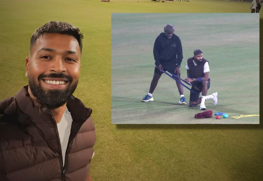 রবিবার কটকে ভারত , নেটে একাই চার ছক্কার বন্যা হার্দিকের