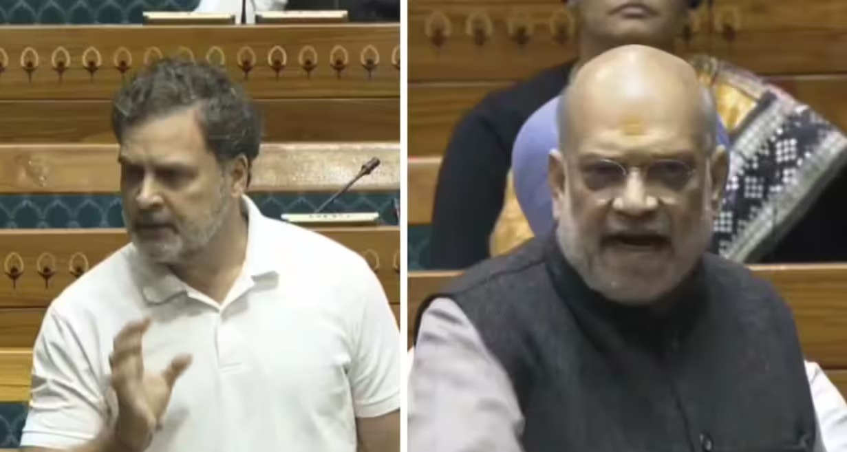 “সংসদে চাপে ছিলেন শাহ”, তোপ রাহুল গান্ধীর