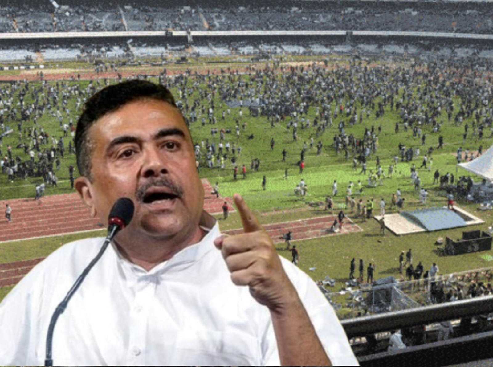 খেলা হবের বদলে প্রতারিত দর্শক খেলা দেখিয়ে দিয়েছে , মেসি কান্ডে মুখ্যমন্ত্রীকে কটাক্ষ শুভেন্দুর