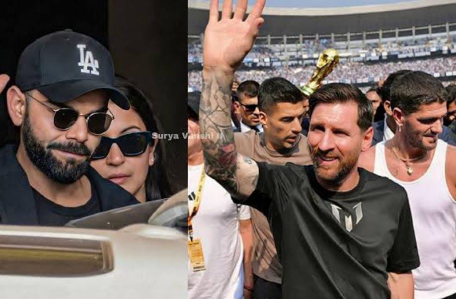 আচমকা অনুষ্কাকে নিয়ে দেশে ফিরলেন কোহলি , মেসির সঙ্গে সাক্ষাতের সম্ভাবনা তুঙ্গে