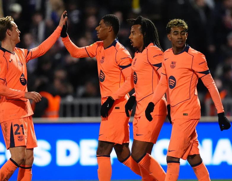 কোপা ডেল রে , রাশফোর্ডের নজরকাড়া প্রদর্শন , বিজয়রথ অব্যাহত বার্সেলোনার