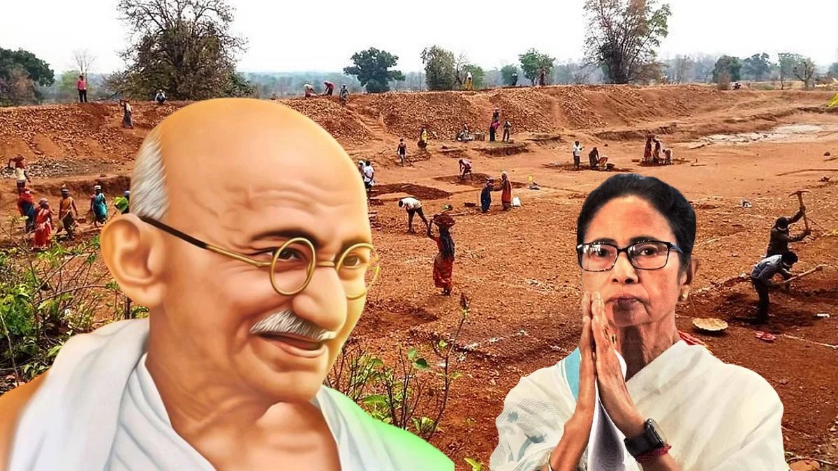 নাম বদলের রাজনীতিতে গান্ধী বিতর্ক , বাংলায় মহাত্মাশ্রী প্রকল্পে সিলমোহর রাজ্যপালের