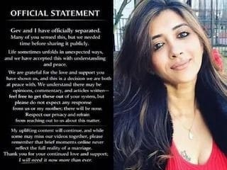 ১৬ বছরের দাম্পত্য জীবনে ইতি , বড় সিদ্ধান্ত শ্রীনন্দা শঙ্করের