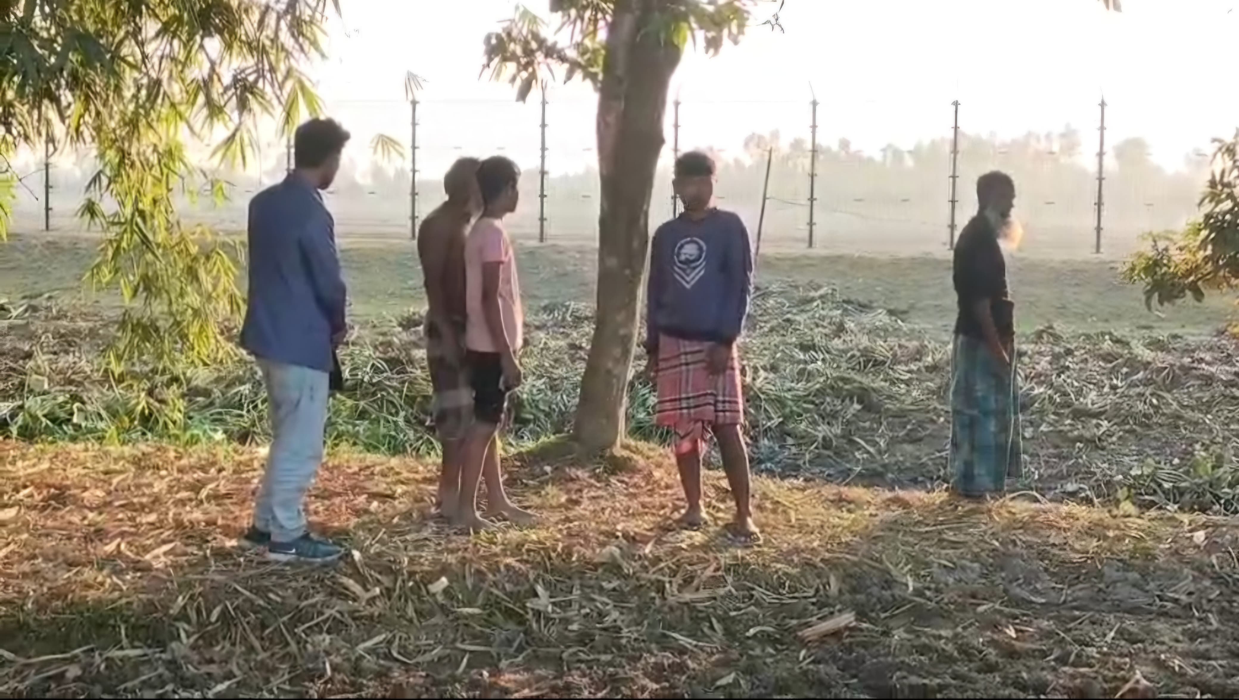 রাত হলেই ফসলের ওপর দিয়ে গরু পাচার , বিএসএফ ক্যাম্পের সামনে বিক্ষোভ ক্ষতিগ্রস্ত কৃষকদের