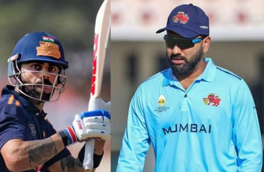 বিজয় হাজারে ট্রফি , আগ্রাসী শতরান রোহিত - কোহলির , সচিনের কীর্তি স্পর্শ বিরাটের