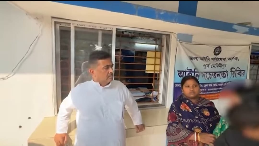 মমতা পুলিশ যা করছেন তার ফল ভুগতে হবে , বিজেপি কর্মীদের গ্রেফতারিতে নন্দীগ্রাম থানায় দাদাগিরি শুভেন্দুর