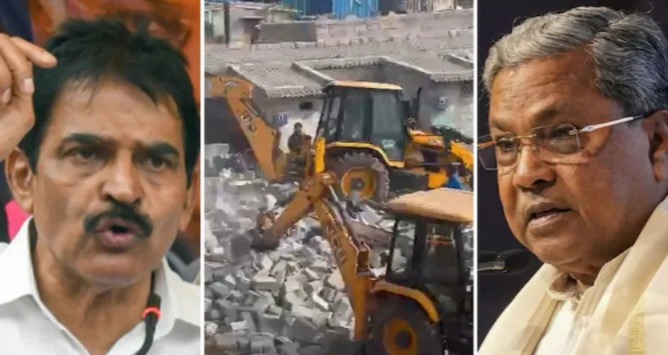 কর্ণাটকে সংখ্যালঘুদের বাড়িতে ‘বুলডোজার অ্যাকশন’, গৃহহীন ৪০০ পরিবার