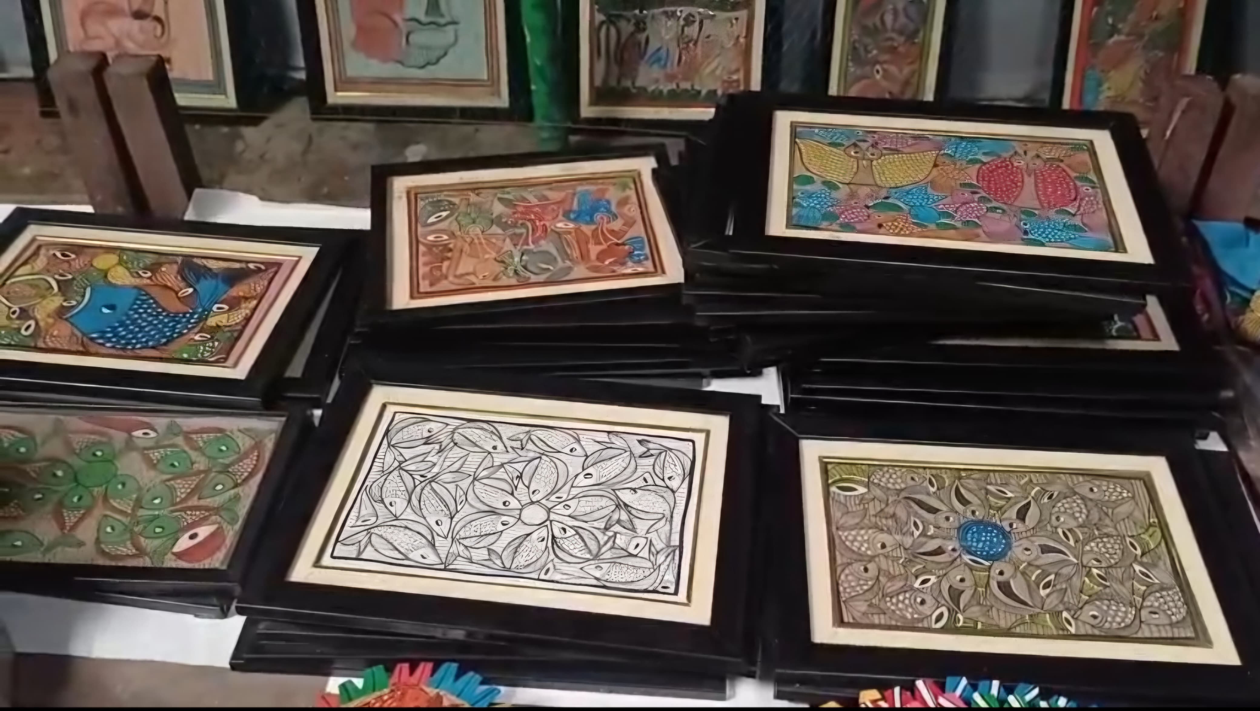 নবান্ন থেকে বড়ো কাজের বরাত , গঙ্গাসাগর মেলার আগে চরম ব্যস্ত পটশিল্পীরা