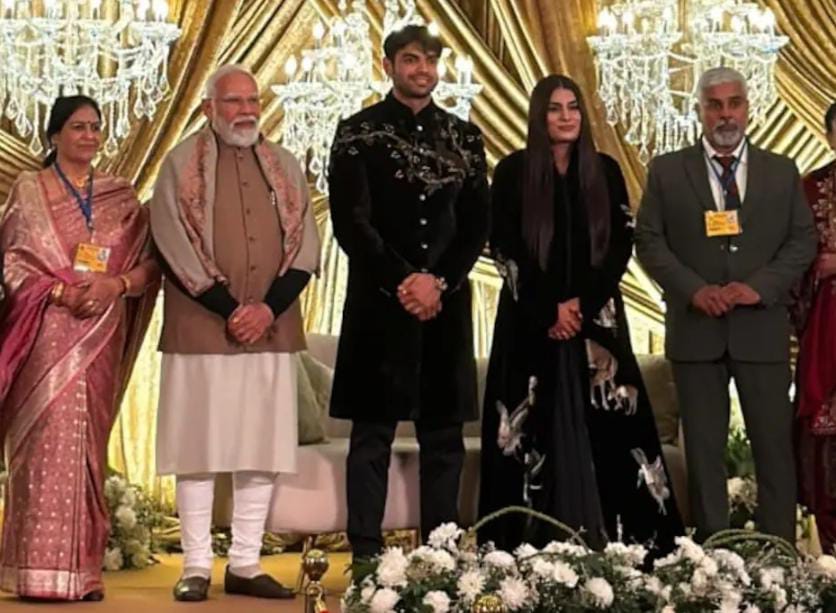নীরজের বৌভাতে প্রধানমন্ত্রী , অলিম্পিক্স সোনাজয়ীকে বিশেষ উপহার মোদির