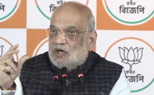 বিজেপিকে একটা সুযোগ দিন সোনার বাংলা গড়ে দেবো , বঙ্গভূমি থেকে প্রতিশ্রুতি শাহের