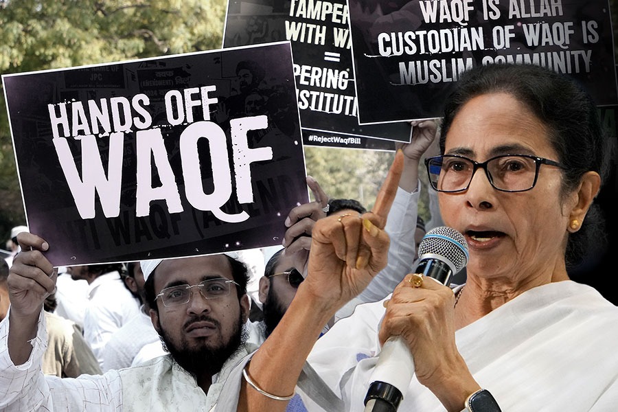 ওয়াকফ সম্পত্তি কাড়তে দেব না , বাঁকুড়া থেকে সংশোধিত আইনের বিরুদ্ধে কড়া বার্তা মমতার