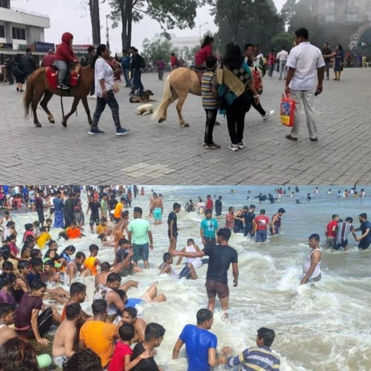 নতুন বছরের শুরুতে উপচে পড়ছে ভিড় , জমজমাট দার্জিলিং