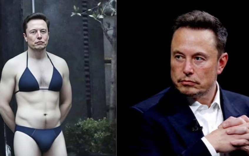 নীল রঙের বিকিনিতে মাস্ক! তোলপাড় নেট দুনিয়া