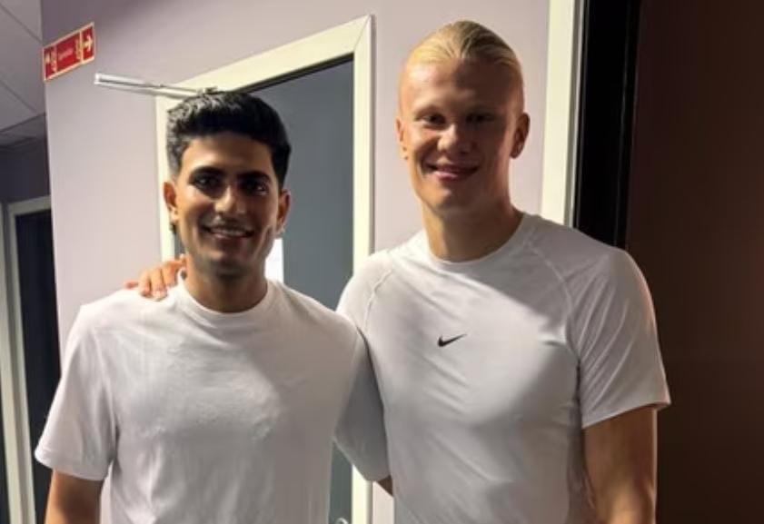 এক সুতোয় দুই মেরু , হ্যাল্যান্ডের সঙ্গে বিশেষ সাক্ষাৎ শুভমনের