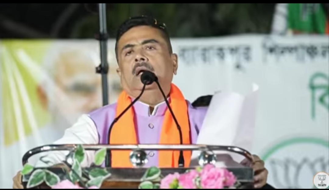 মাতা কালী বলে এবার বঙ্গ জিততে হবে , ভাটপাড়ার মঞ্চ থেকে বাংলা জয়ের ডাক শুভেন্দুর