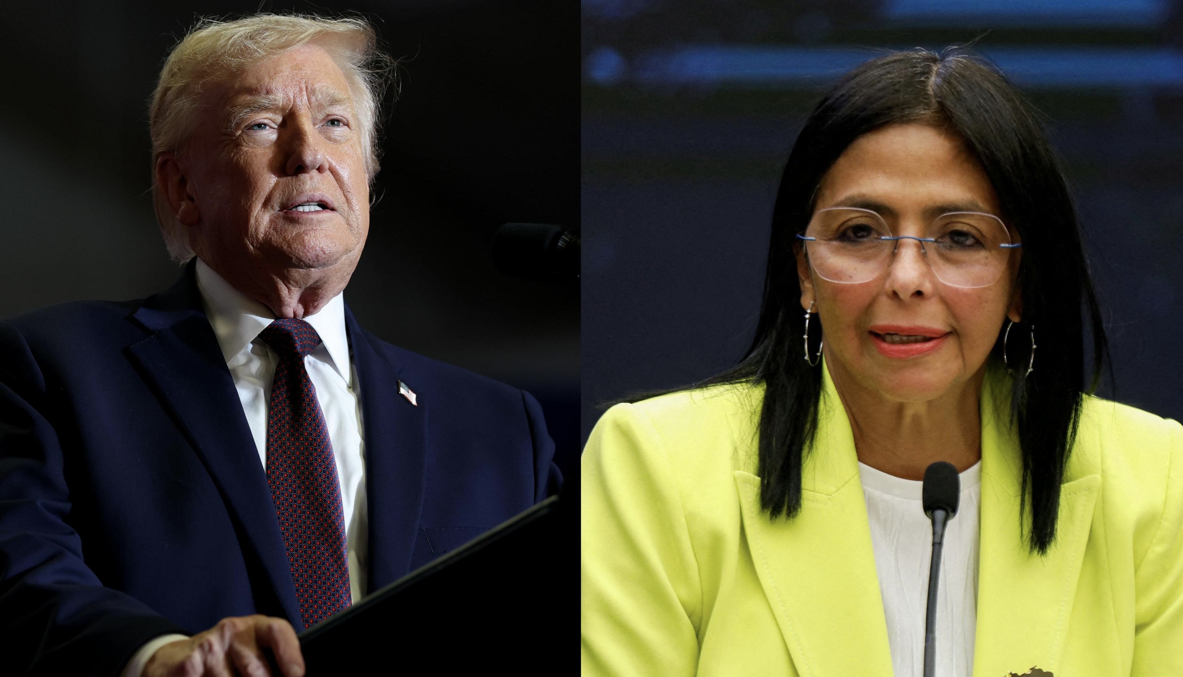 “নার্কো-টেররিজম অজুহাত, আসল আমেরিকার লোভ”, ট্রাম্পকে কটাক্ষ ডেলসি রড্রিগেজের