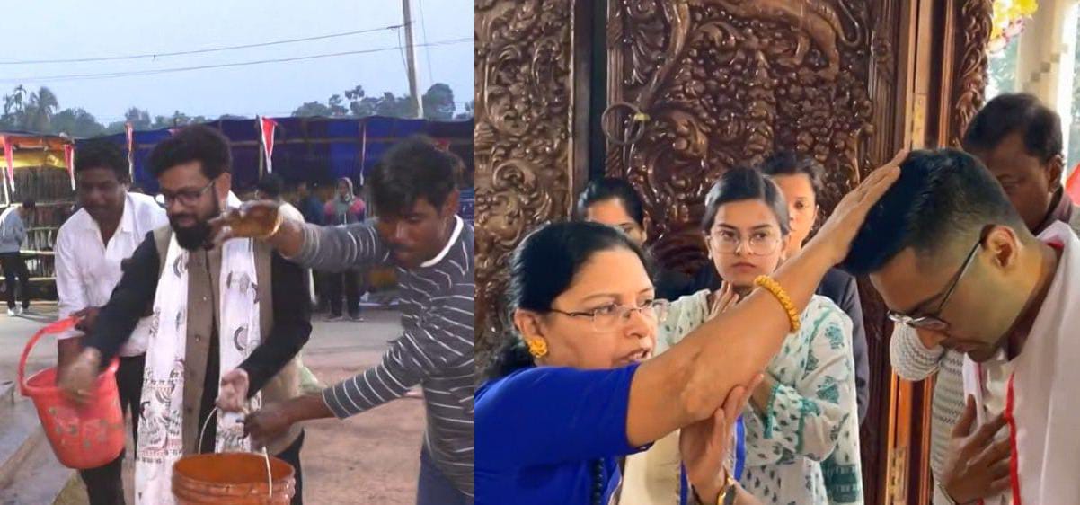 অভিষেক যাওয়ার পরেই গঙ্গা জল দিয়ে মতুয়া ধাম পরিষ্কার করল শান্তনু