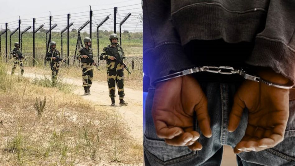 সীমান্ত পেরিয়ে অবৈধ অনুপ্রবেশ , গ্রেফতার বাংলাদেশি নাগরিক