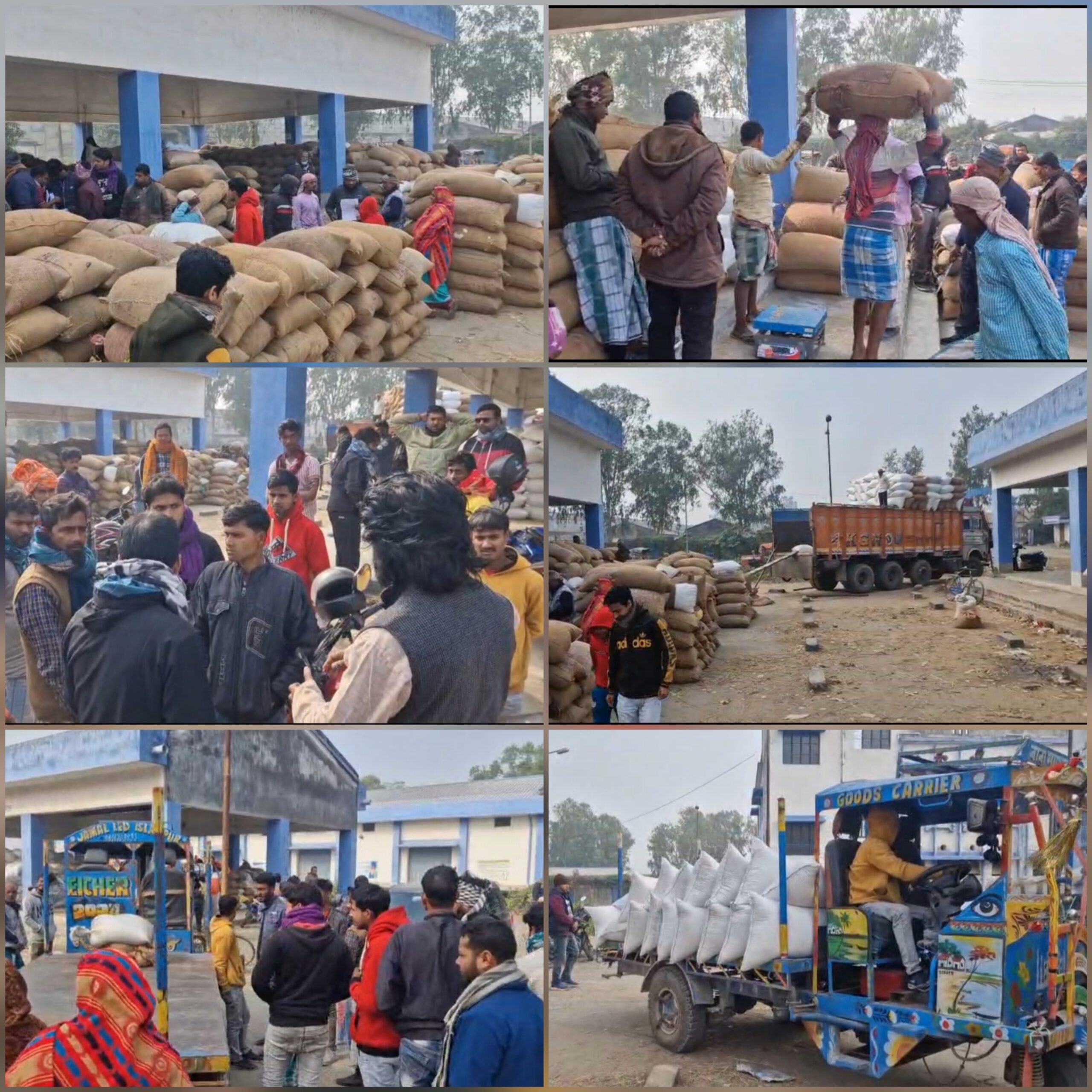 সরকারি ধান বিক্রয় কেন্দ্রে বস্তা পিছু ৫ কেজির জালিয়াতি , নজিরবিহীন কাটমানি মিল মালিকদের