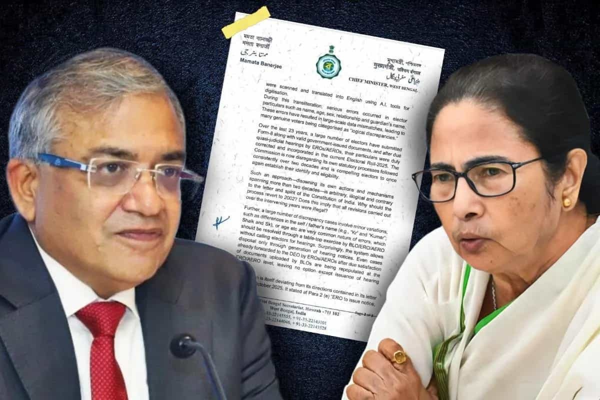 প্রয়োজনীয় নথি দেওয়ার পরেও বলে দেওয়া হচ্ছে not found , SIR বিতর্কে কমিশনকে পঞ্চম চিঠি মমতার