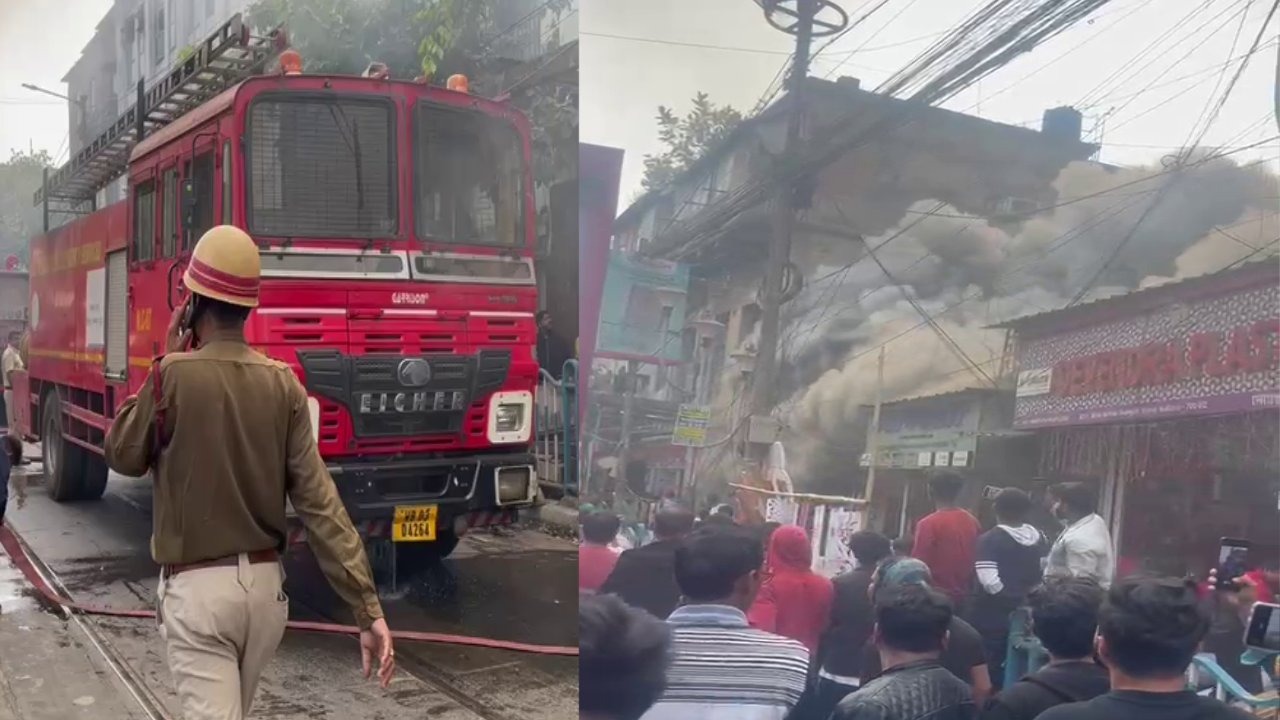 কলকাতায় ফের আগুন , বিবি গাঙ্গুলি স্ট্রিটে আসবাবের দোকানে ভয়াবহ অগ্নিকাণ্ড